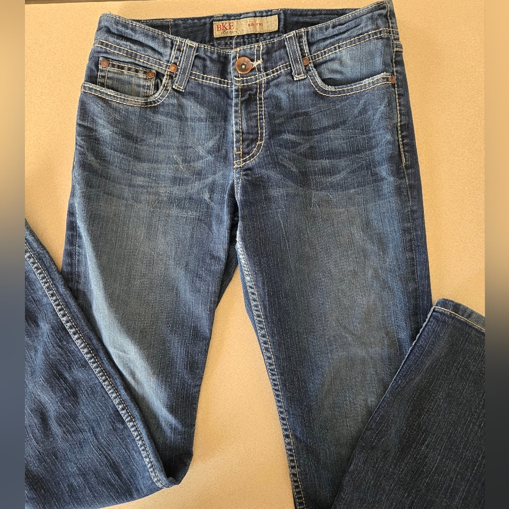 BKE Women's Boot Cut Blue Jeans